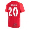 Officiële Voetbalshirt Canada Jonathan David 20 Thuis WK 2022 - Heren